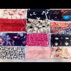 100% double sided cotton, washed MASKS!!!